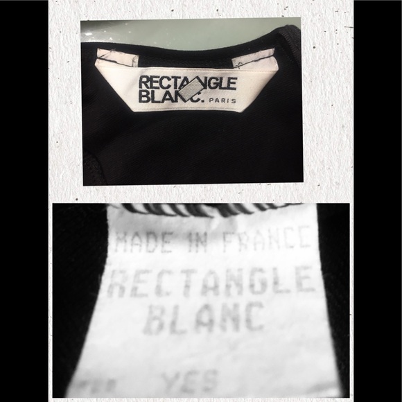 RECTANGLE BLANC PARIS BLACK CORSET TOP - Picture 4 of 7